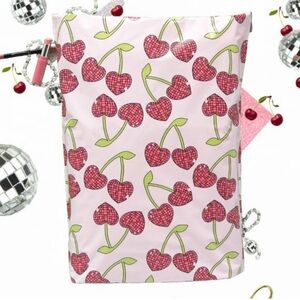 15 Pack: Disco Cherry Designer Poly Mailers. 19 x 14.5.